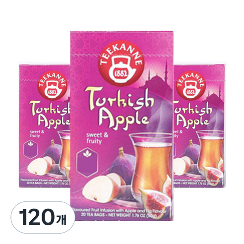 티칸네 터키쉬 애플 차, 2.5g, 1개