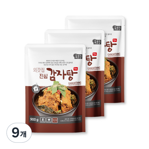 외갓집 진심 감자탕, 900g, 9개