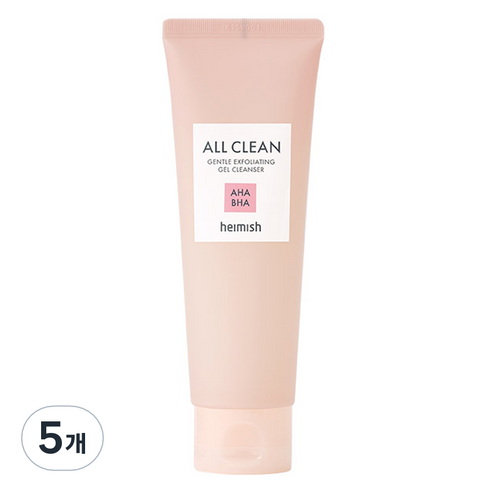 헤이미쉬 올클린 젠틀 익스폴리에이팅 젤 클렌저, 130ml, 5개