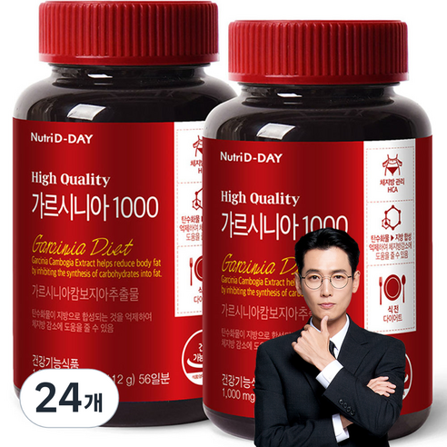 뉴트리디데이 다이어트 가르시니아 1000, 112정, 24개