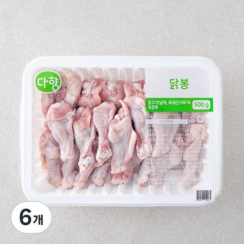 다향 닭 봉 (냉장), 6개, 500g