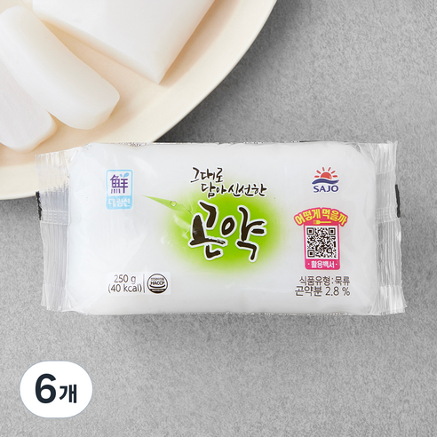 대림선 사조 곤약, 250g, 1개입, 6개