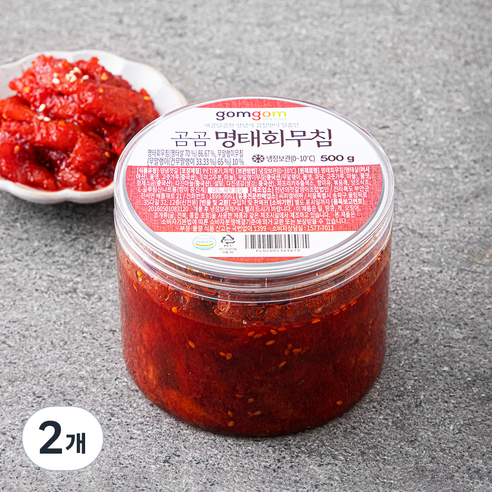 곰곰 명태회무침, 500g, 2개