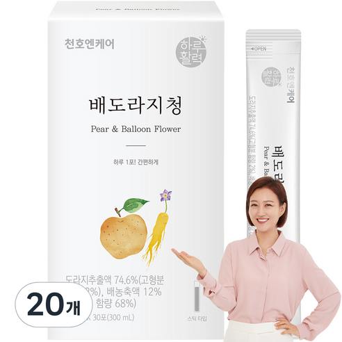 천호엔케어 배도라지청, 10ml, 20개, 30개입