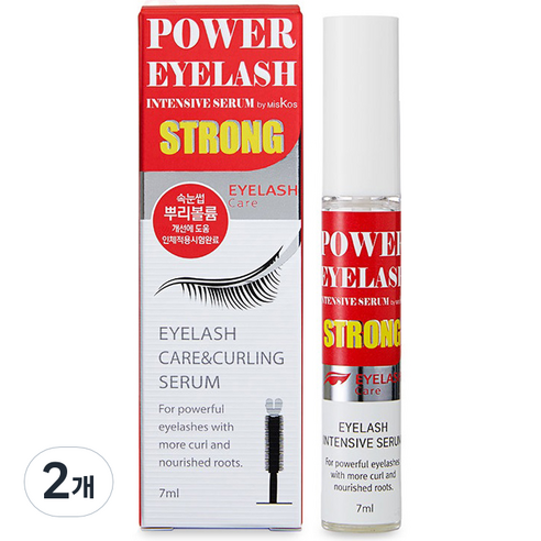 동성제약 파워아이래쉬 속눈썹영양제, 7ml, 2개