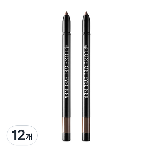 리르 룩스 젤 아이라이너 0.5g, 다크브라운, 12개