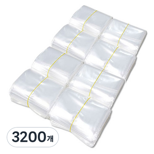 그린비닐 일반 지퍼백, 3200개