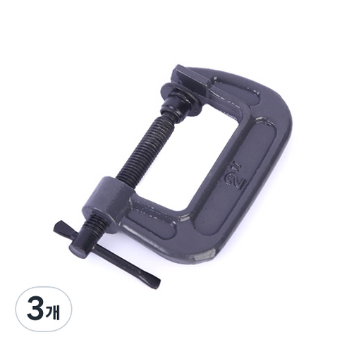 OON 목공 C형 클램프 50mm, 3개