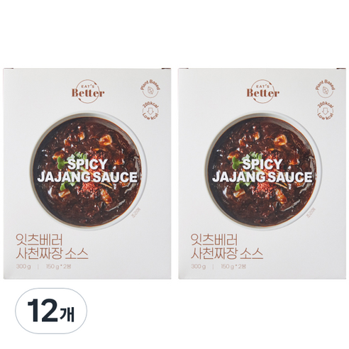 잇츠베러 사천짜장 소스, 150g, 12개