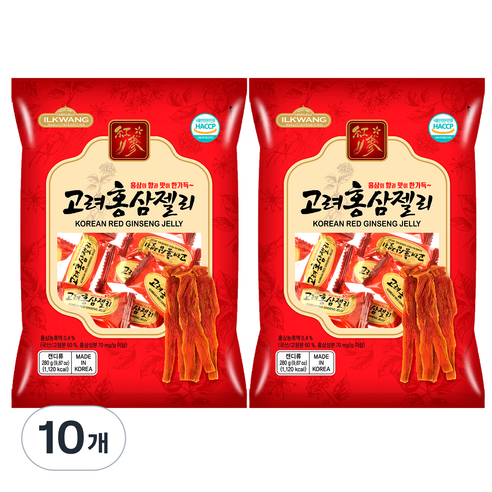 일광제과 고려홍삼젤리, 280g, 10개