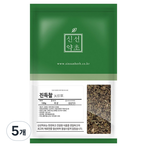 신선약초 진득찰, 100g, 5개