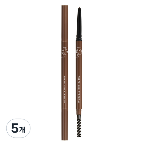 비오엠 슈퍼 슬림 아이브로우 0.1g, 03 토프 브라운, 5개