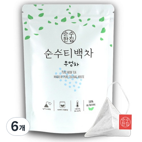 순수한집 우엉차 티백, 1g, 6개, 10개입