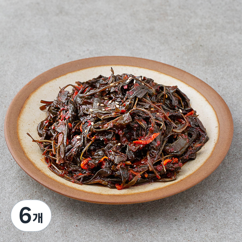디스이즈 전통 고추잎 무침, 1kg, 6개