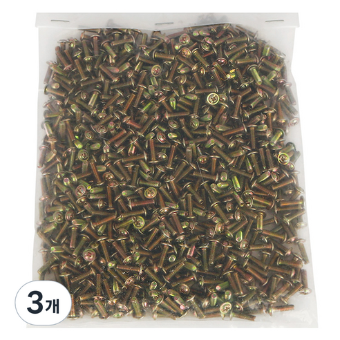둥근머리 나사 볼트 1kg, 2130개