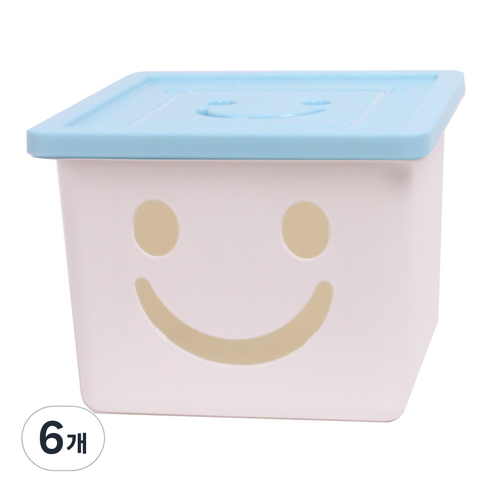 보노하우스 미니해피박스, 블루, 6개