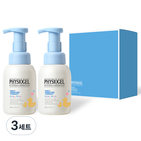 피지오겔 데일리 모이스쳐 베이비 탑투토 워시 더블 기획 세트, 300ml, 6개