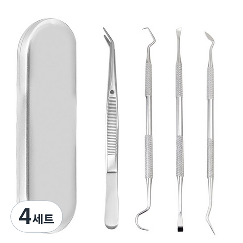 발톱 큐렛 4종 세트, 4세트