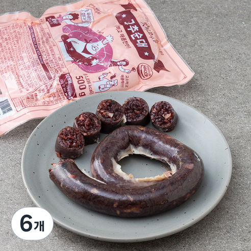 맛의고수 고추순대, 500g, 6개