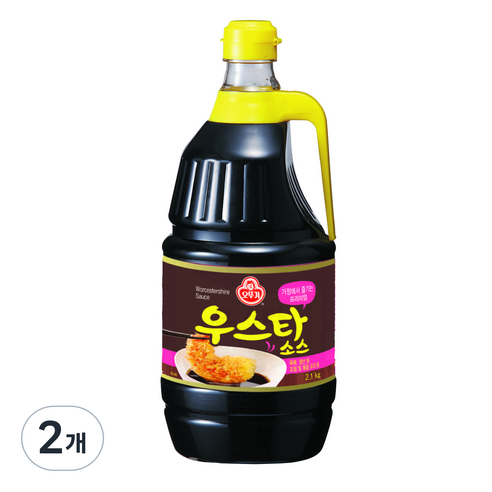 [오뚜기] 우스타 소스, 2.1kg, 2개 참스테이크소스