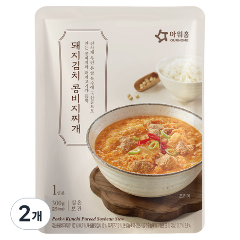 아워홈 돼지김치 콩비지찌개