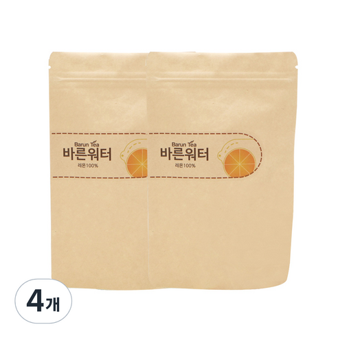 바른워터 건조 레몬차 대용량, 20g, 4개
