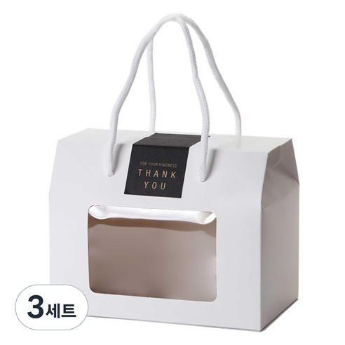 인디케이 화이트 소프트 상자 소 5p+ 스티커 5p 세트, 3세트