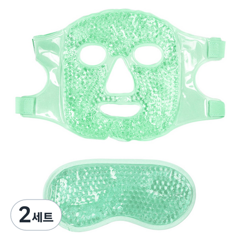 탑피아 시원한 쿨 안대 그린 세트, 2세트