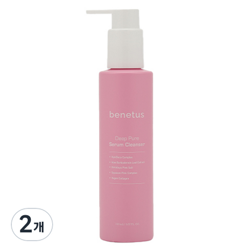 베네투스 딥 퓨어 세럼 클렌저, 2개, 150ml