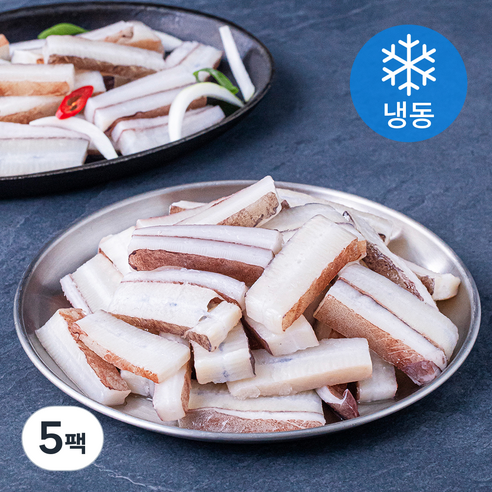 해슬로 대왕오징어 귀채 (냉동), 1kg, 5팩