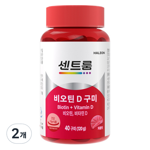 센트룸 비오틴D 구미, 40정, 2개