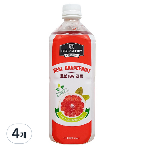 파낙스 로쏘 189 자몽, 1L, 4개