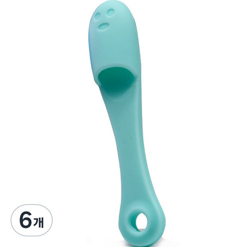 벨르비에 모공 클렌징 브러쉬, 그린, 6개