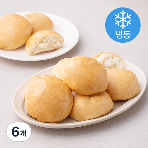 외계인방앗간 순쌀버터모닝롤 (냉동), 400g, 6개