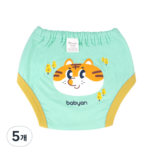 베이비앙 5중 방수 배변훈련팬티, 토리, 5개
