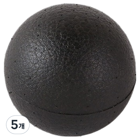 타이디홈 시원한 휴대용 괄사용품 단일 공 8cm, 5개, 블랙