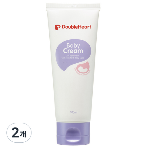더블하트 베이비크림, 100ml, 2개