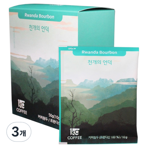 일킬로커피 천개의 언덕 드립백 커피, 10g, 5개입, 3개