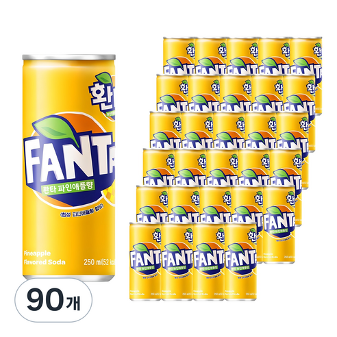 환타 파인애플향, 250ml, 90개