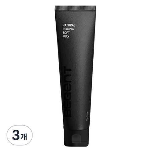 비젠트 내추럴 픽싱 소프트 왁스, 3개, 100ml