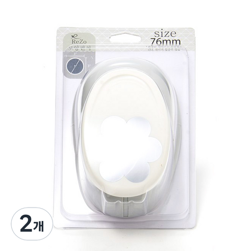 포코스 모양펀치 R-76 76mm, 4번 꽃잎, 2개