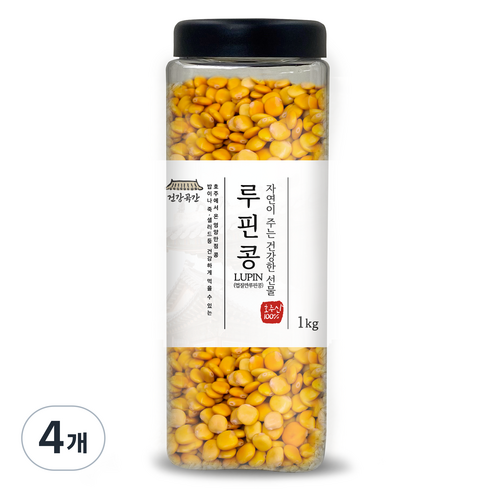 건강곡간 루핀콩, 1kg, 4개