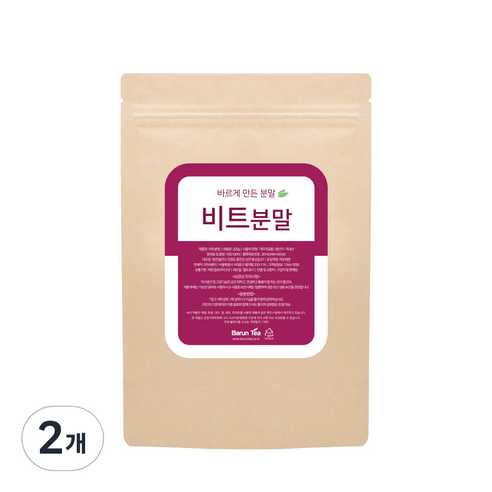 바른티 비트 분말, 200g, 2개