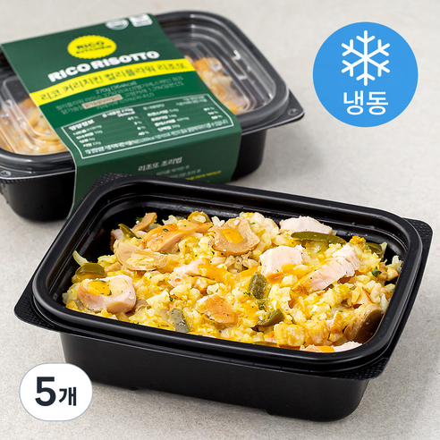 리코 커리치킨 컬리플라워 리조또 (냉동), 270g, 5개