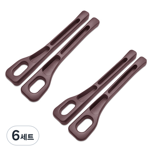 코히모 차량 틈새 쿠션 사이드 포켓 운전석 + 조수석 세트 4W433, 6세트, 브라운