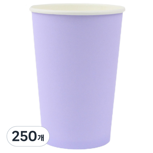 아이엔피 파스텔 종이컵 라벤더 390ml, 1개입, 250개