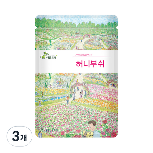 아름드레 삼각티백 허니부쉬, 1.1g, 25개입, 3개