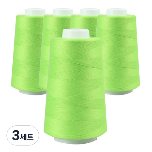 OWL 40수 2합 재봉사 5p, 옐로우그린, 3세트