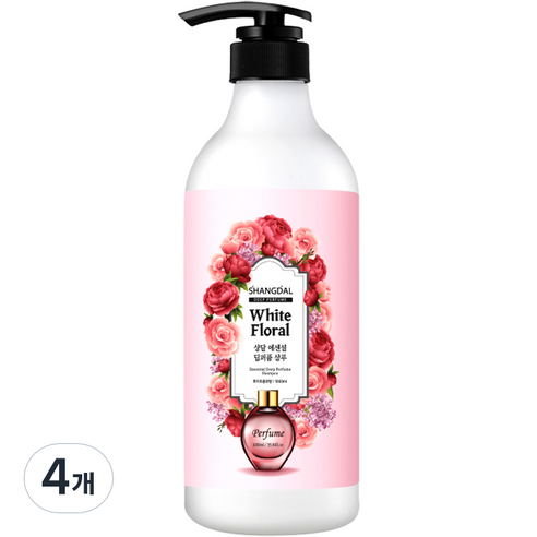 샹달 에센셜 딥퍼퓸 샴푸, 1000ml, 4개