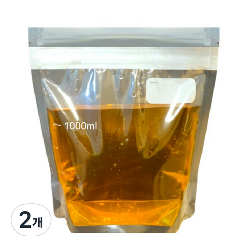 생활을그리다 스탠드 투명 육수 저장팩 20 x 23 cm 1000ml 60p, 대(L), 2개